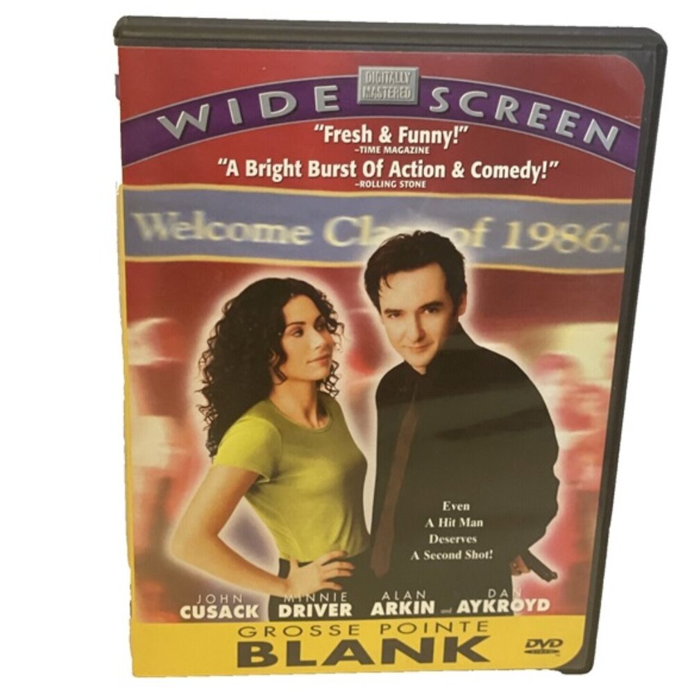 Grosse Pointe Blank (DVD, 1998) Widescreen John Cusack, Minnie Driver, Alan Arki
